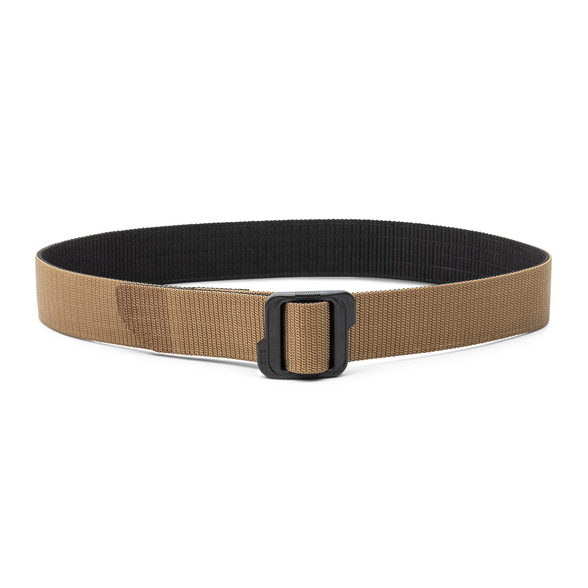 5.11 1.75" Double Duty TDU Belt i Kangaroo, vändbart bälte med spänne utan metall.