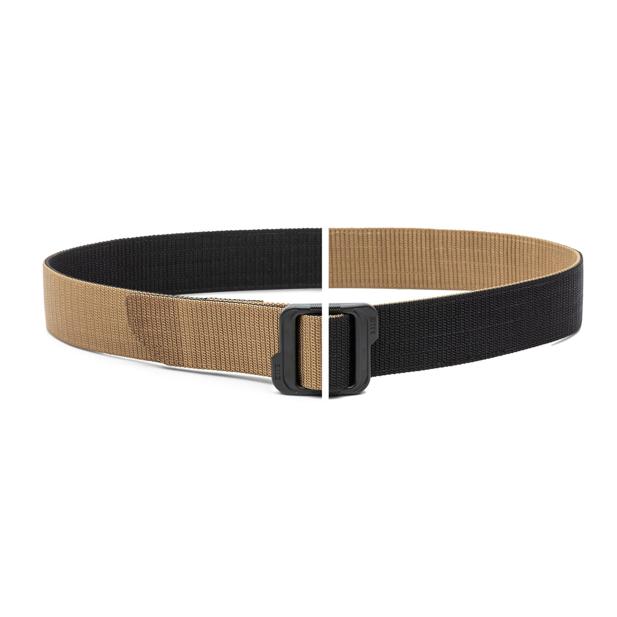 5.11 1.75" Double Duty TDU Belt i Kangaroo, vändbart bälte med spänne utan metall.