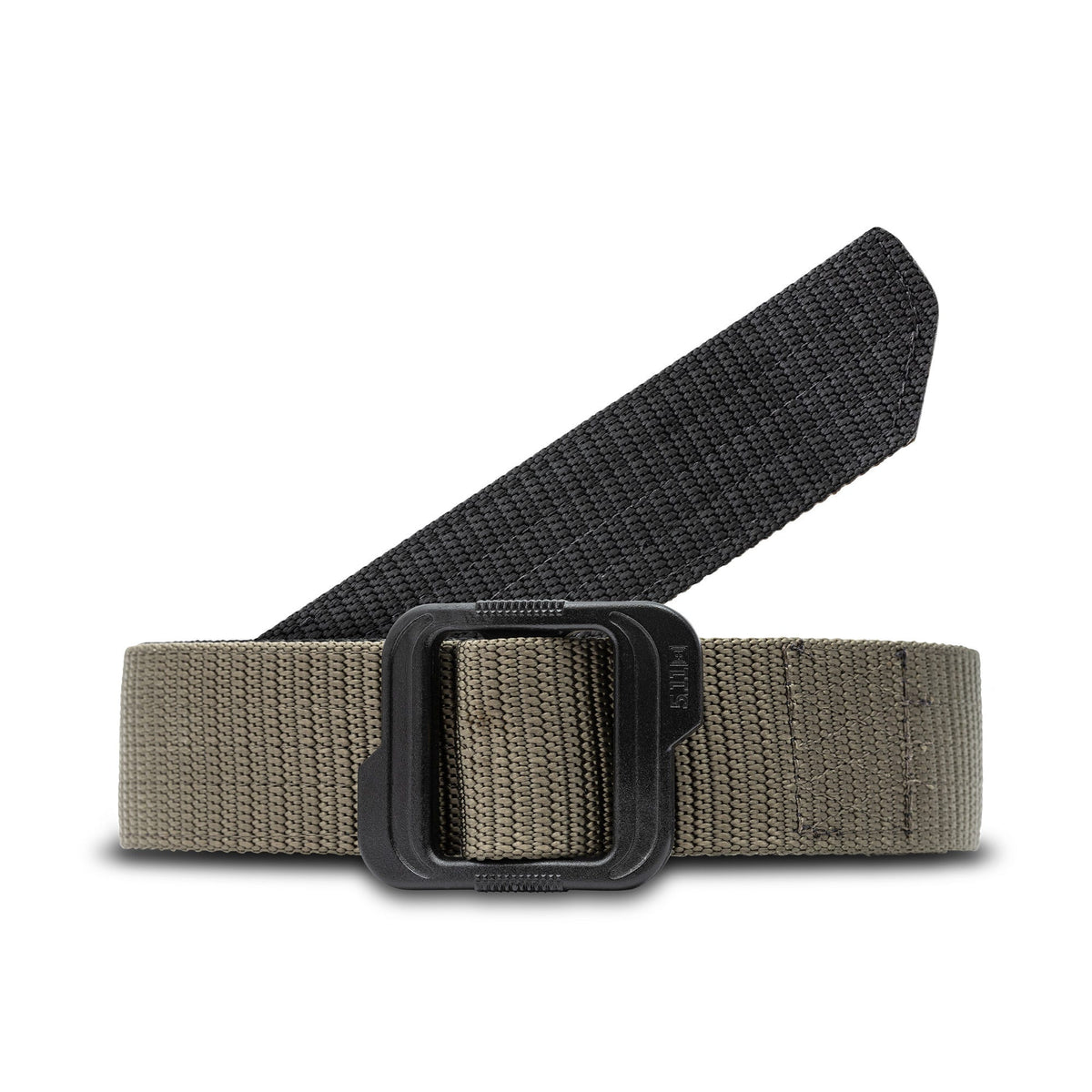5.11 Double Duty TDU-bälte i Ranger Green, vändbar design med metallfritt spänne