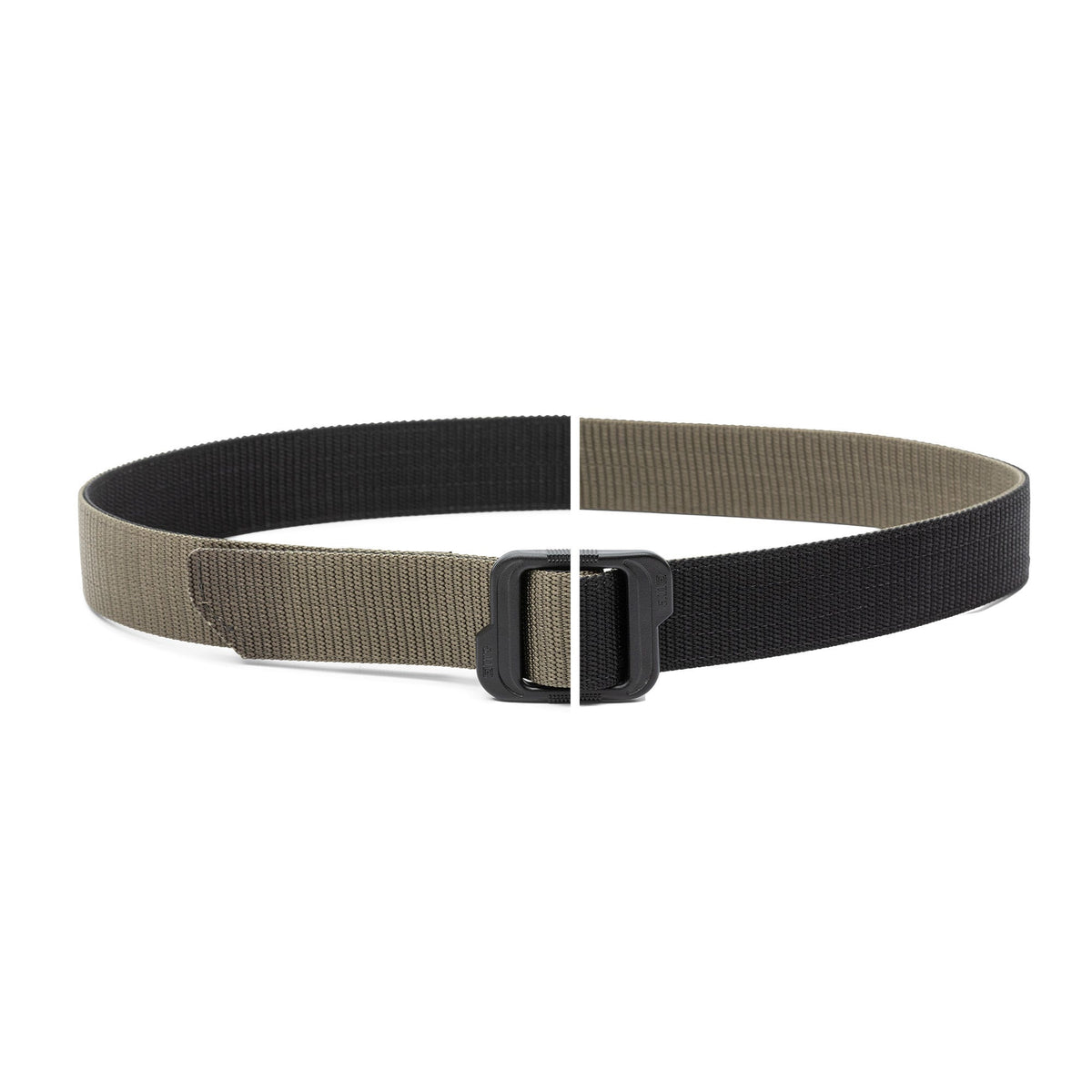 5.11 Double Duty TDU-bälte i Ranger Green, vändbar design med metallfritt spänne