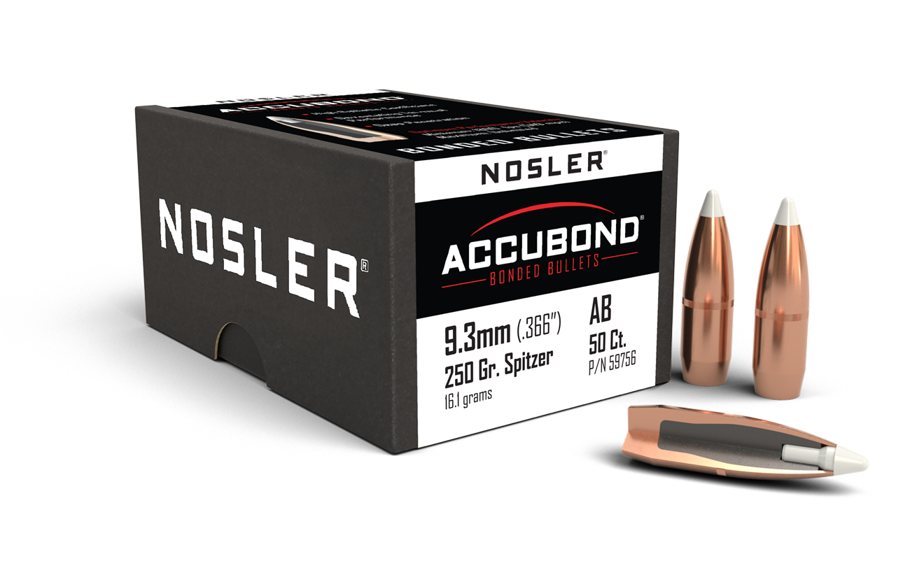 Nosler - Kula - 9.3mm - 250gr - AccuBond - 50st/ask