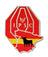 Rangemaster - Spain Target patch - Fullfärg - Vit