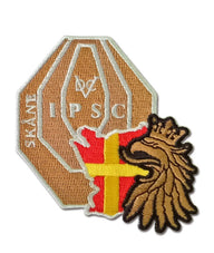 Rangemaster - Skane (Sweden) Target patch - GripenHuvud - No Color - Vit