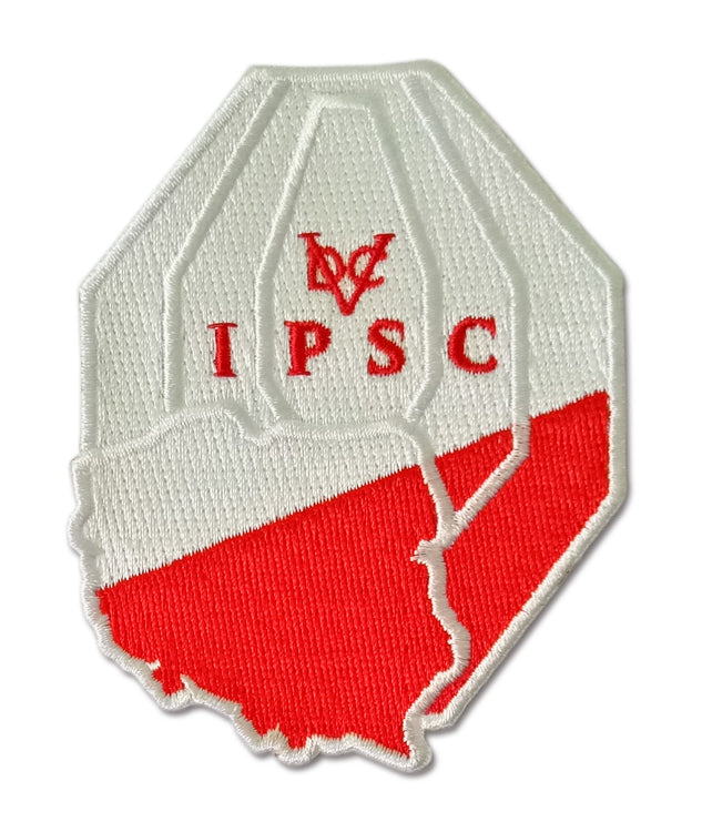 Rangemaster - Poland Target patch - Fullfärg - Vit