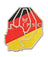 Rangemaster - German Target patch - Fullfärg - Vit