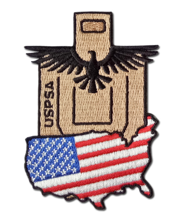 Rangemaster - USPSA Target with USA Flag and eagle patch