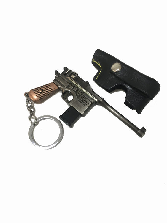 Keychain with pistols and revolvers - different variants - UTGÅTT
