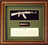 AK47 and 7.62 x 39 bullet - Wallmounted 1/6 rifle