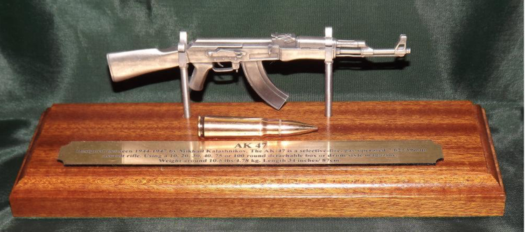 Miniature tin rifle