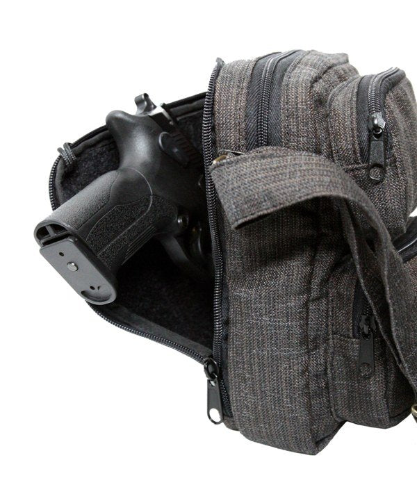 Falco - Elegant shoulder bag for concealed gun transport - (527)