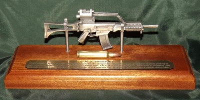 Miniature tin rifle