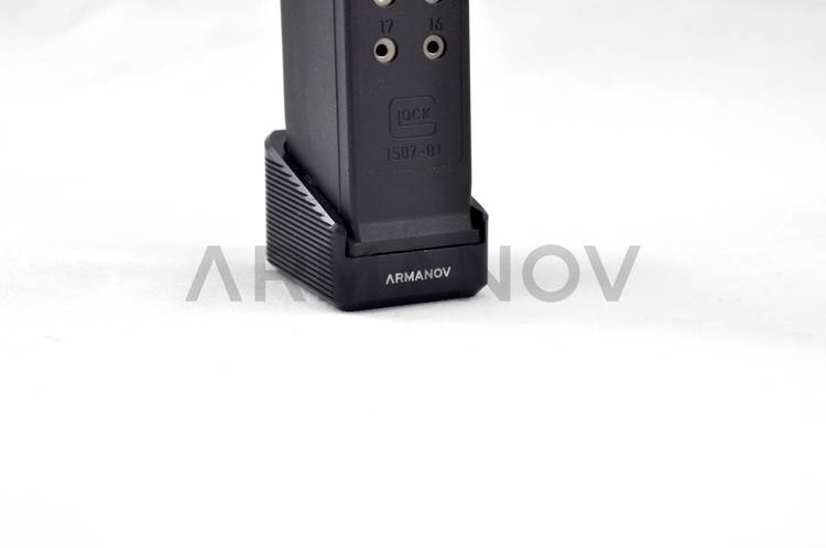 Armanov - Magazine Base Pad for Glock +2rnd – Elegance