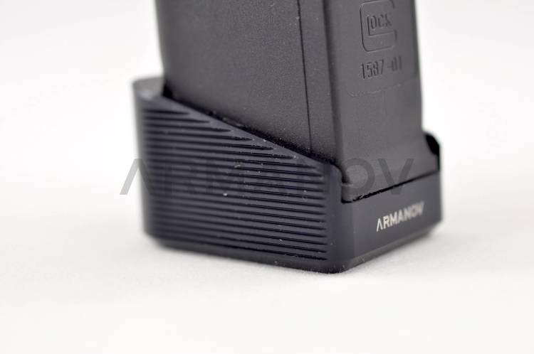 Armanov - Magazine Base Pad for Glock +2rnd – Elegance