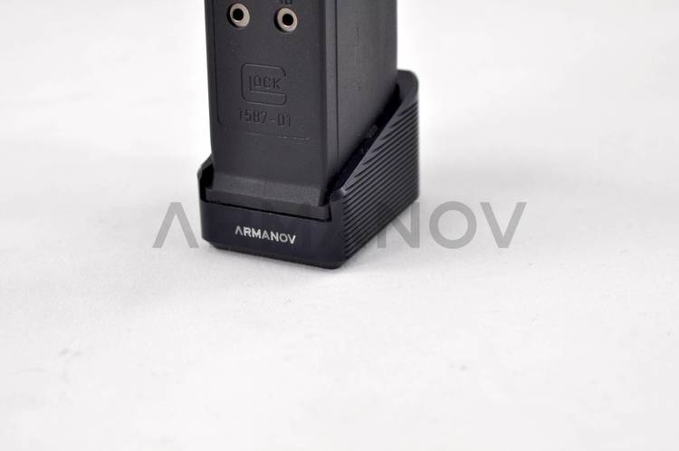 Armanov - Magazine Base Pad for Glock +2rnd – Elegance