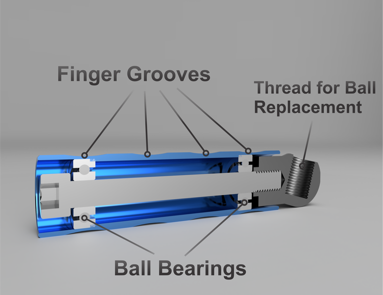 Armanov - Aluminum Ball Bearing Roller handle for Dillon XL650, RL550 and Square Deal