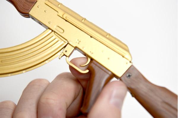 GoatGuns - Mini AK47 - Guld