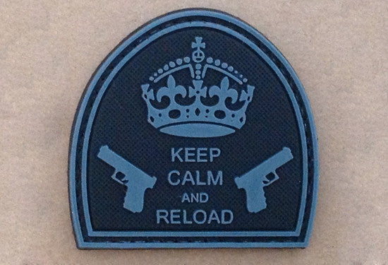 3D Patch - Keep Calm And Reload - PVC