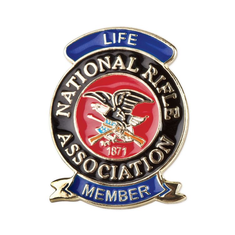 NRA Pride jumbo color membership pins
