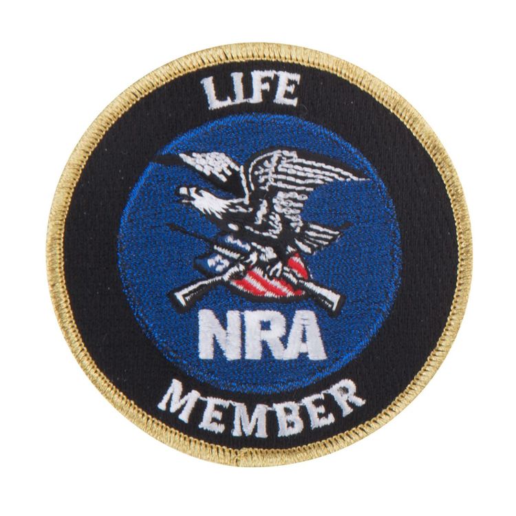NRA Patriot life member patches