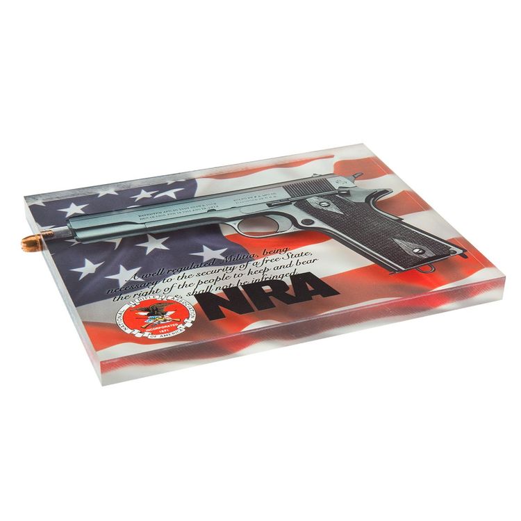 NRA 1911 3D Collectible bullet blockart