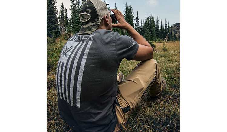 Vortex Optics Grey Patriot Tee