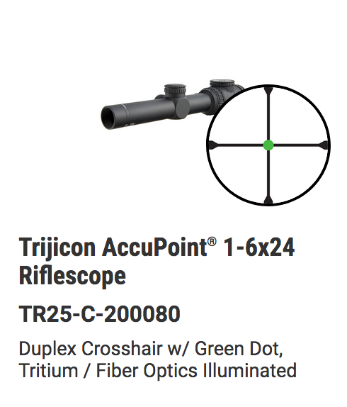 Trijicon - AccuPoint® 1-6x24 Riflescope