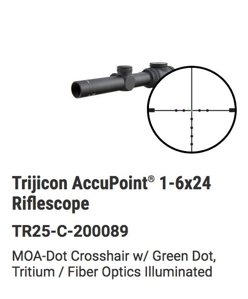 Trijicon - AccuPoint® 1-6x24 Riflescope