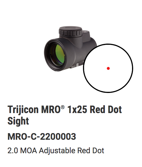 Trijicon - MRO® 1x25 Red Dot Sight