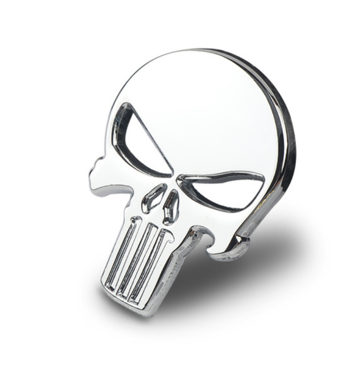 3D Metal Emblem - The Punisher Skull