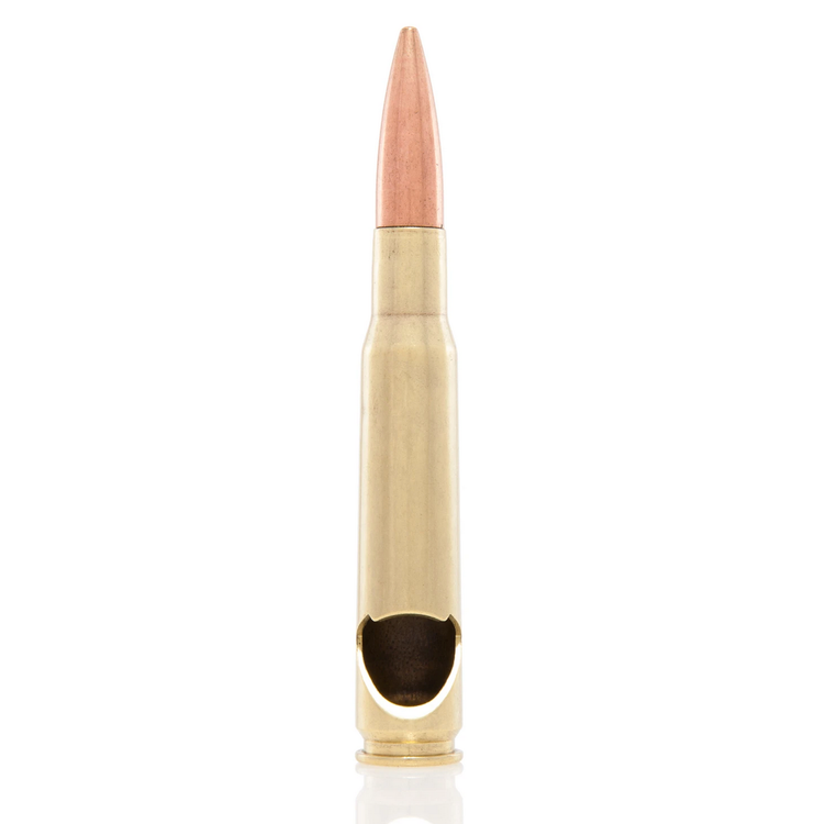 Lucky Shot - .50 Caliber Bullet Bottle Opener in Brass