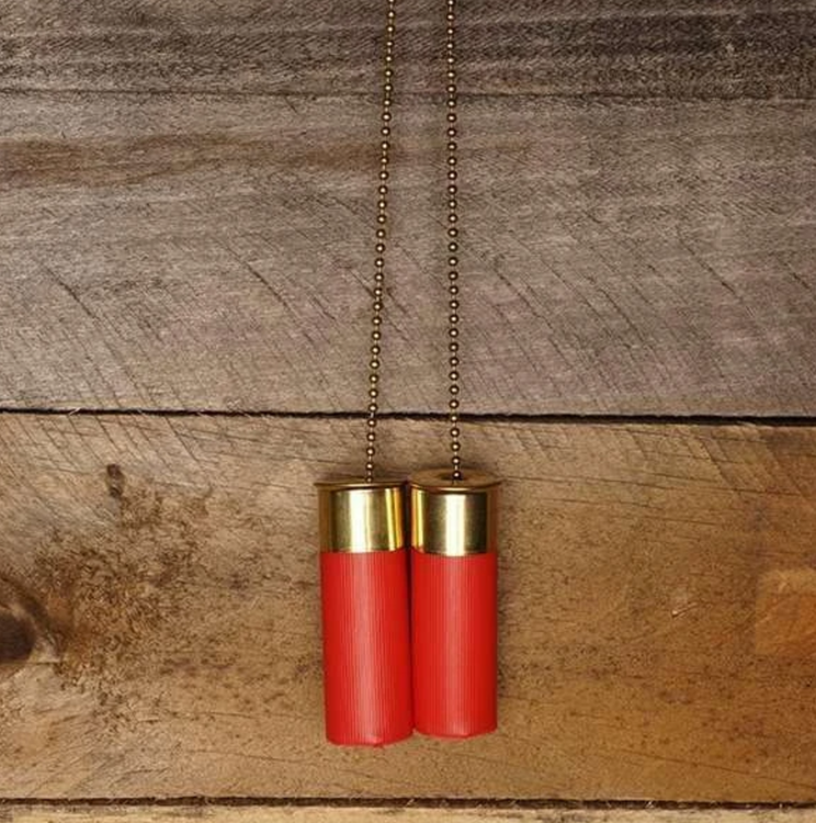 Lucky Shot - 12 Gauge car mirror hangers - Set of 2