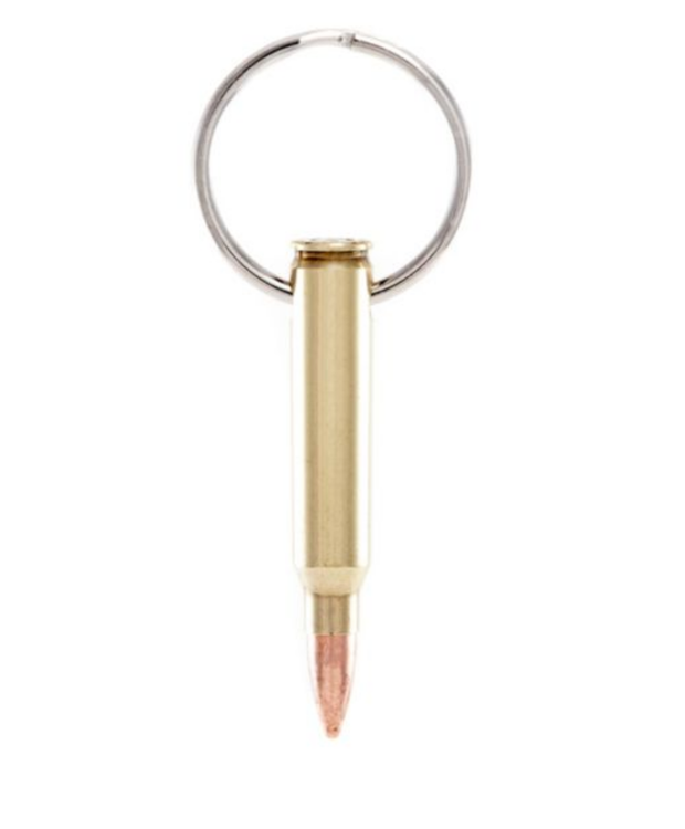 Lucky Shot - Keychain  in Brass