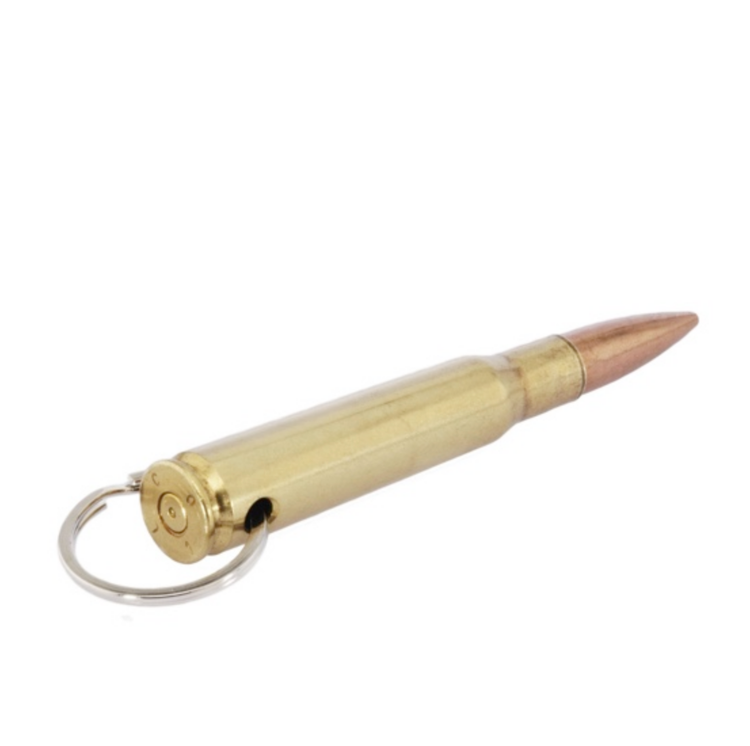 Lucky Shot - Keychain  in Brass