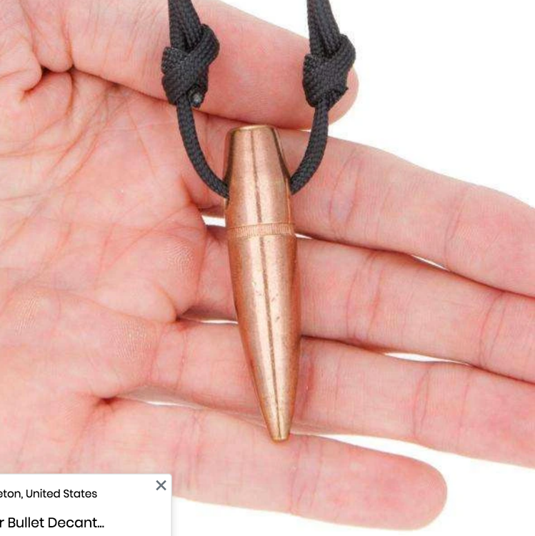 Lucky Shot - .50 Caliber Sniper Paracord Necklace