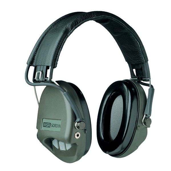 Sordin - Basic Headset - Green Cups - Leather