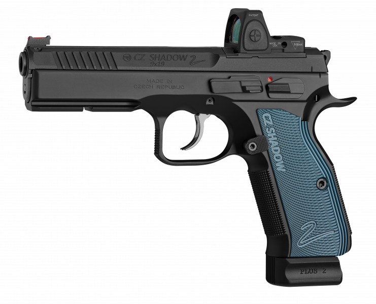 CZ Shadow 2 Optic Ready – 9 mm tävlingspistol med fiberkorn och optikförberedelse