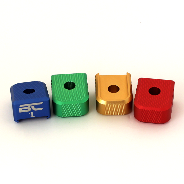 Boss - IPSC Open Division Aluminium Double Stack 2011 Magazine Base Pad Set Of 5