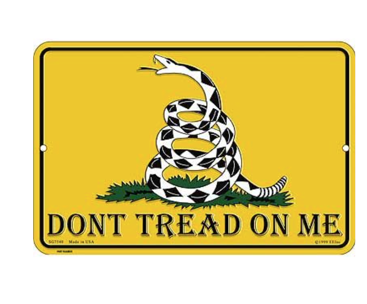 Eagle Emblem - Sign - Dont tread on me