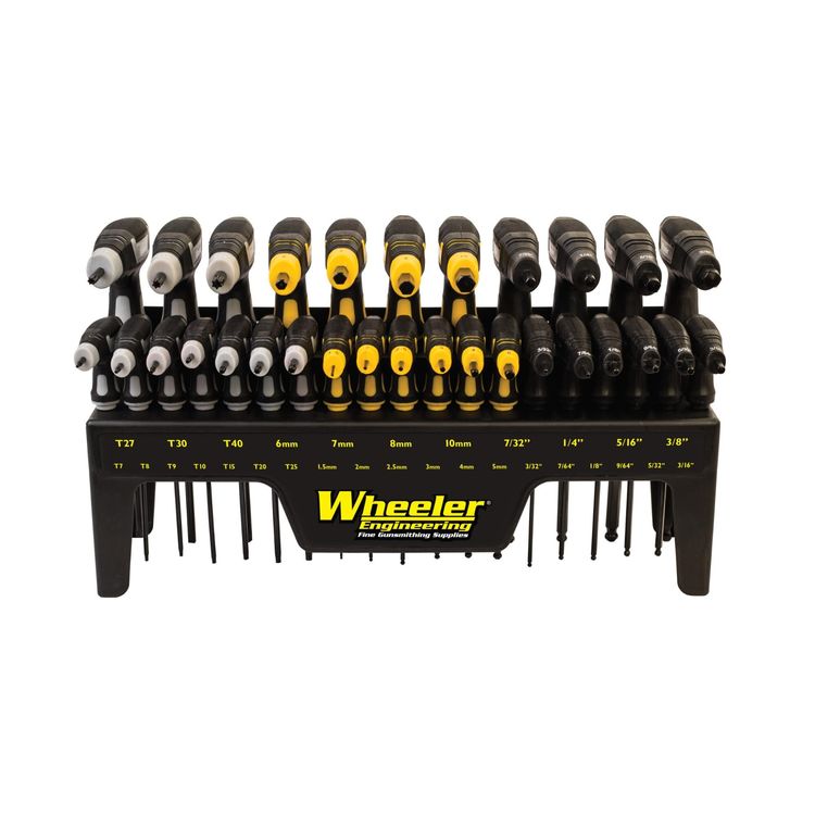Wheeler - P-handle driver set