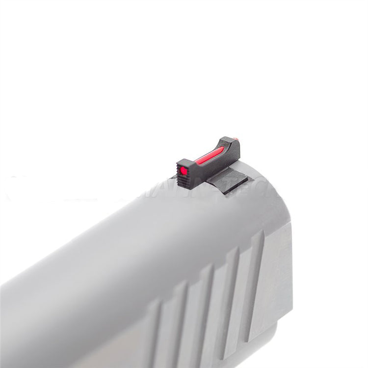 Eemann Tech - Front sight for 1911/2011, checkered with 1mm fiber optics rod