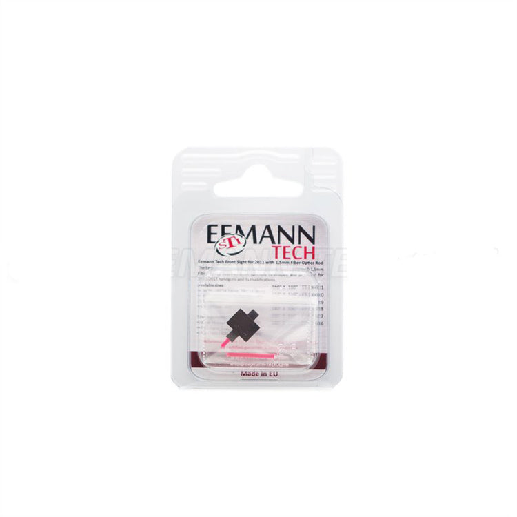 Eemann Tech - Front sight for 1911/2011, checkered with 1,5mm fiber optics rod