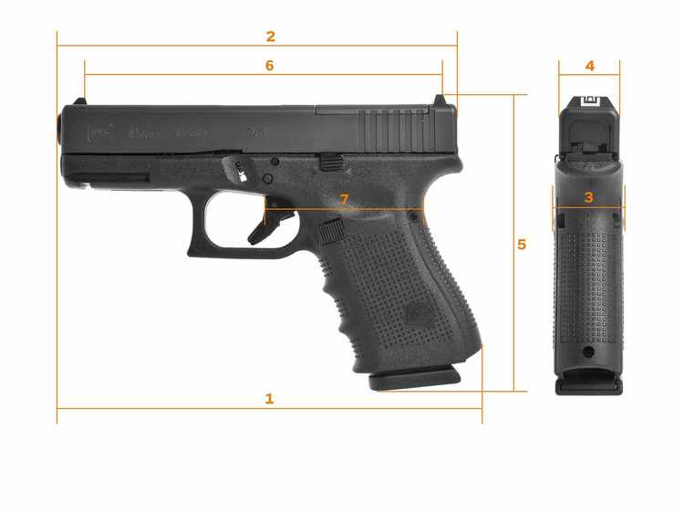 Glock 19 Gen4 MOS – kompakt 9mm pistol med optikförberedelse (MOS)