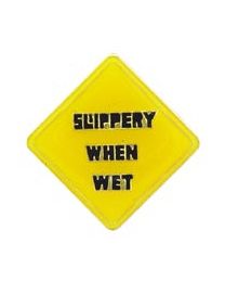 Eagle Emblem - Pin - Slippery when wet