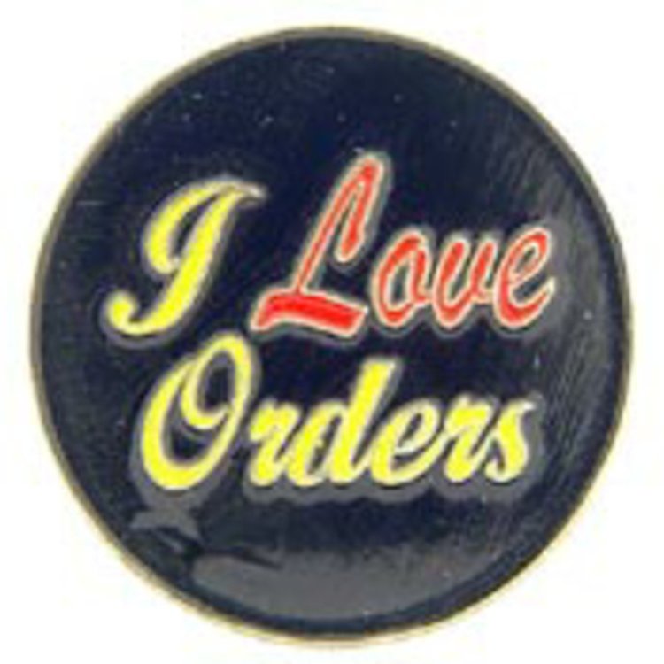 Eagle Emblem - Pin - I love orders