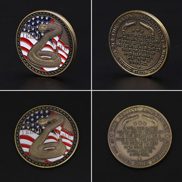 Challange coin - Constitution Second Amendment