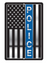 Eagle Emblem - Sign - Blue line