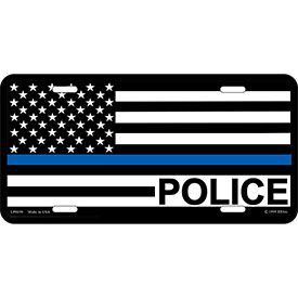 Eagle Emblem - Licens plate - Blue Line