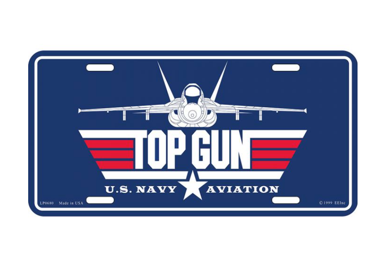 Eagle Emblem - Licens plate - Top Gun