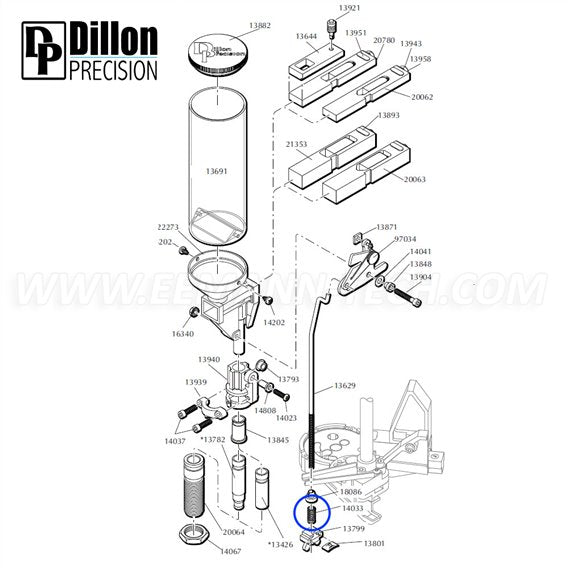 Eemann Tech - Springs kit for Dillon XL650/XL750