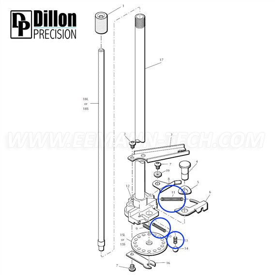 Eemann Tech - Springs kit for Dillon XL650/XL750